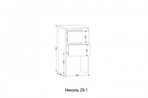НИКОЛЬ 25 Шкаф 5-ти створчатый в Кудымкаре - kudymkar.mebel24.online | фото 7