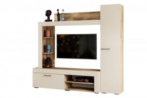 НИКОЛЬ Гостиная (Дуб крафт серый/софт айвори) в Кудымкаре - kudymkar.mebel24.online | фото 1