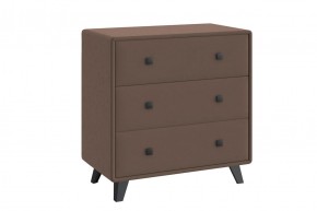 НИКОЛЬ Комод 3 ящика (шоколад) в Кудымкаре - kudymkar.mebel24.online | фото