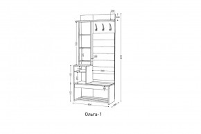 ОЛЬГА 1 Прихожая в Кудымкаре - kudymkar.mebel24.online | фото 2