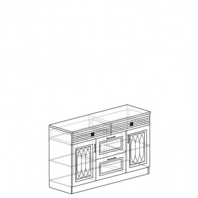 ОРЛЕАН Гостиная (модульная) серый в Кудымкаре - kudymkar.mebel24.online | фото 9