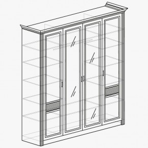 ОРЛЕАН Спальный гарнитур (модульный) ясень белый в Кудымкаре - kudymkar.mebel24.online | фото 5