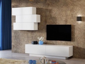 ПАОЛА Гостиная (Белый/Белый) в Кудымкаре - kudymkar.mebel24.online | фото 4