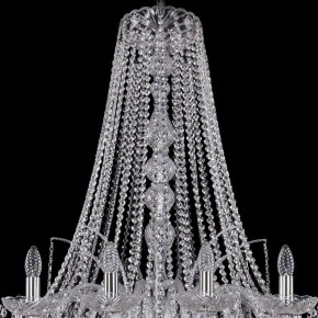 Подвесная люстра Bohemia Ivele Crystal 1411 1411/18/400/h-113/Ni в Кудымкаре - kudymkar.mebel24.online | фото 4
