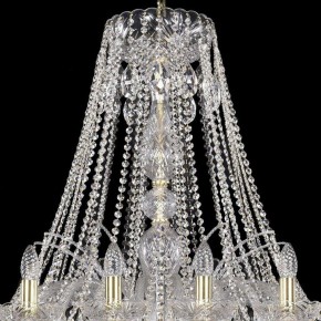 Подвесная люстра Bohemia Ivele Crystal 1411 1411/24/460/G в Кудымкаре - kudymkar.mebel24.online | фото 4