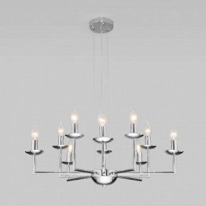 Подвесная люстра Eurosvet Cariso 60150/10 хром в Кудымкаре - kudymkar.mebel24.online | фото 4