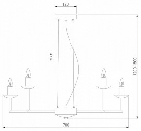 Подвесная люстра Eurosvet Cariso 60150/10 хром в Кудымкаре - kudymkar.mebel24.online | фото 5