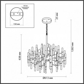 Подвесная люстра Odeon Light Stika 4988/10 в Кудымкаре - kudymkar.mebel24.online | фото 7