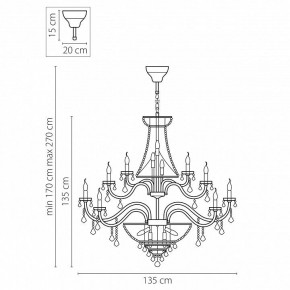 Подвесная люстра Osgona Classic 700511 в Кудымкаре - kudymkar.mebel24.online | фото 3