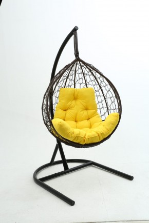 Подвесное кресло Бароло (коричневый/желтый) в Кудымкаре - kudymkar.mebel24.online | фото