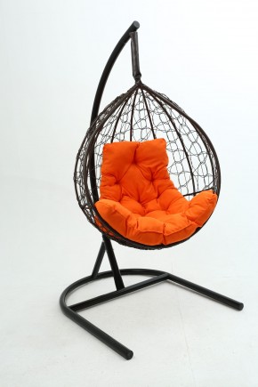 Подвесное кресло Бароло (коричневый/оранжевый) в Кудымкаре - kudymkar.mebel24.online | фото