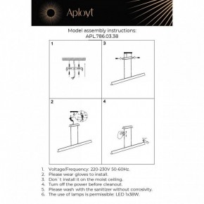 Подвесной светильник Aployt Gercia APL.786.03.38 в Кудымкаре - kudymkar.mebel24.online | фото 13