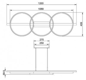 Подвесной светильник Arte Lamp Fluido A3913SP-24BK в Кудымкаре - kudymkar.mebel24.online | фото 3