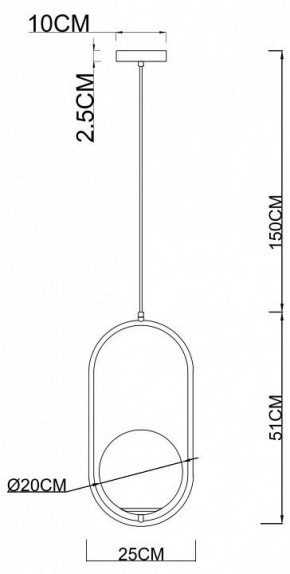 Подвесной светильник Arte Lamp Matisse A7746SP-1AB в Кудымкаре - kudymkar.mebel24.online | фото 3