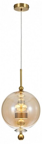 Подвесной светильник Indigo Illusione 11055/1P Amber в Кудымкаре - kudymkar.mebel24.online | фото 4
