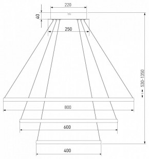 Подвесной светильник Eurosvet Collars 90264/3 белый в Кудымкаре - kudymkar.mebel24.online | фото 8