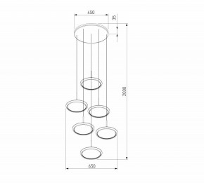 Подвесной светильник Eurosvet Crespella 90034/6 золото в Кудымкаре - kudymkar.mebel24.online | фото 5