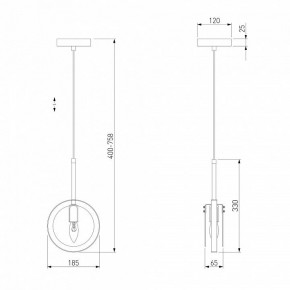 Подвесной светильник Eurosvet Gallo 50121/1 белый в Кудымкаре - kudymkar.mebel24.online | фото 4