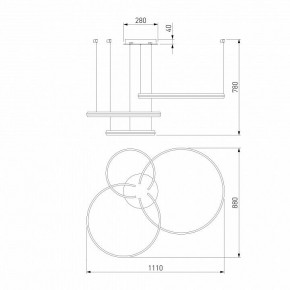 Подвесной светильник Eurosvet Gap 90180/3 сатин-никель в Кудымкаре - kudymkar.mebel24.online | фото 5