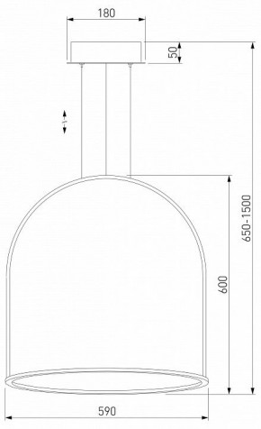 Подвесной светильник Eurosvet Over 90323/1 белый в Кудымкаре - kudymkar.mebel24.online | фото 4