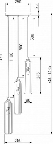 Подвесной светильник Eurosvet Siesta 50252/3 хром в Кудымкаре - kudymkar.mebel24.online | фото 5