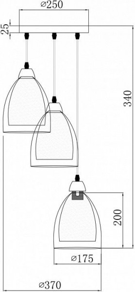 Подвесной светильник Freya Astery FR5375PL-03CH2 в Кудымкаре - kudymkar.mebel24.online | фото 4