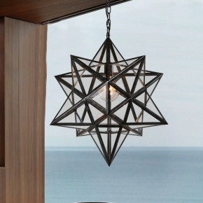 Подвесной светильник Imperiumloft Black Star Clear Glass 101314-26 в Кудымкаре - kudymkar.mebel24.online | фото