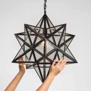 Подвесной светильник Imperiumloft Black Star Clear Glass 101314-26 в Кудымкаре - kudymkar.mebel24.online | фото 2