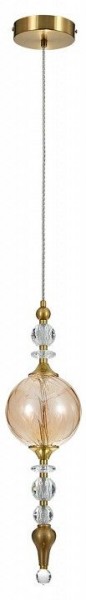 Подвесной светильник Indigo Sorpresa 11056/1P Amber в Кудымкаре - kudymkar.mebel24.online | фото 2