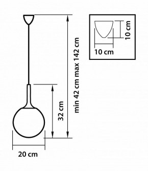 Подвесной светильник Lightstar Globo 813021 в Кудымкаре - kudymkar.mebel24.online | фото 3