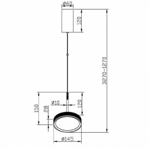 Подвесной светильник Maytoni El MOD041PL-L15G3K в Кудымкаре - kudymkar.mebel24.online | фото 4