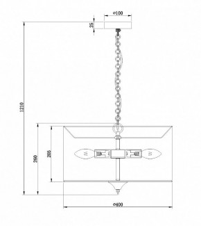 Подвесной светильник Maytoni Farn H428-PL-03-WG в Кудымкаре - kudymkar.mebel24.online | фото 7