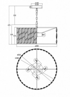 Подвесной светильник Maytoni Gelid MOD184-PL-04-CH в Кудымкаре - kudymkar.mebel24.online | фото 6