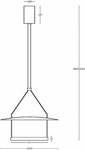 Подвесной светильник Maytoni Halo MOD280PL-L23B3K в Кудымкаре - kudymkar.mebel24.online | фото 4
