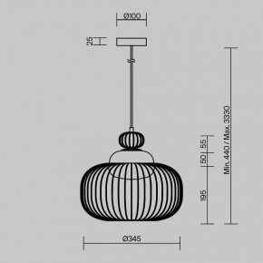 Подвесной светильник Maytoni Levitation MOD376PL-01G в Кудымкаре - kudymkar.mebel24.online | фото 5