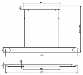 Подвесной светильник Maytoni Motion MOD276PL-L40W3K в Кудымкаре - kudymkar.mebel24.online | фото 4