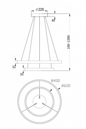 Подвесной светильник Maytoni Rim MOD058PL-L55W4K в Кудымкаре - kudymkar.mebel24.online | фото 7