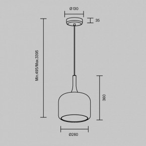 Подвесной светильник Maytoni Spirito MOD286PL-L18B3K в Кудымкаре - kudymkar.mebel24.online | фото 10