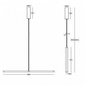 Подвесной светильник Maytoni Supersymmetry P096PL-L11WK в Кудымкаре - kudymkar.mebel24.online | фото 8