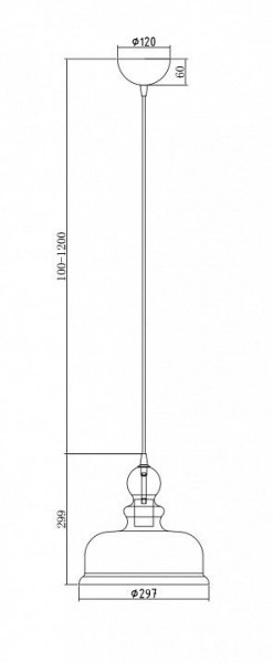 Подвесной светильник Maytoni Tone P001PL-01BZ в Кудымкаре - kudymkar.mebel24.online | фото 4