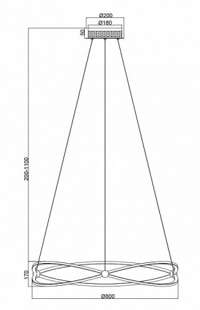 Подвесной светильник Maytoni Weave MOD062PL-L56CH3K в Кудымкаре - kudymkar.mebel24.online | фото 5