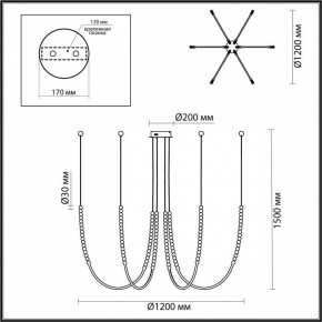 Подвесной светильник Odeon Light Monella 6639/70L в Кудымкаре - kudymkar.mebel24.online | фото 4