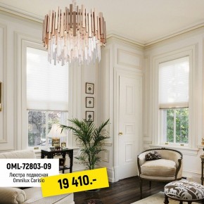 Подвесной светильник Omnilux Carisio OML-72803-09 в Кудымкаре - kudymkar.mebel24.online | фото 3