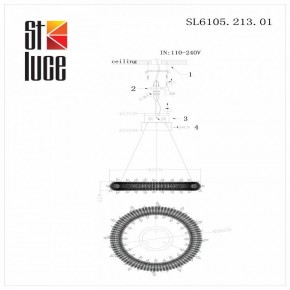 Подвесной светильник ST-Luce Lucchero SL6105.213.01 в Кудымкаре - kudymkar.mebel24.online | фото 6