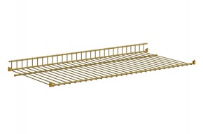 Полка сотовая L695 (золото) в Кудымкаре - kudymkar.mebel24.online | фото
