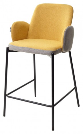 Полубарный стул NYX (H=65cm) VF106 желтый / VF120 серый М-City в Кудымкаре - kudymkar.mebel24.online | фото 1