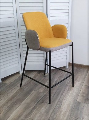 Полубарный стул NYX (H=65cm) VF106 желтый / VF120 серый М-City в Кудымкаре - kudymkar.mebel24.online | фото 2