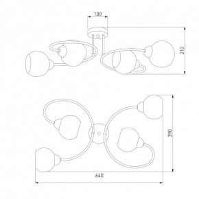 Потолочная люстра Eurosvet Tulia 30136/4 хром в Кудымкаре - kudymkar.mebel24.online | фото 3