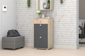Прихожая Монако-2 (Дуб Сонома/Графит) в Кудымкаре - kudymkar.mebel24.online | фото 8
