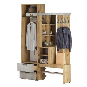 Прихожая Трамп (крафт/бетон) в Кудымкаре - kudymkar.mebel24.online | фото 4